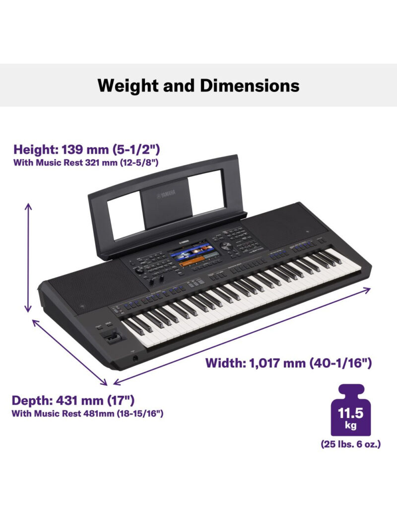 Yamaha PSR-SX700 Digital Workstation With 61 Keys - Image 2