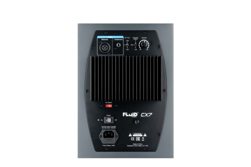 Fluid Audio CX7 Black Active Reference Monitor - Image 2