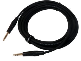 SMSG016 Monitor Gold Series Interconnect Cable with Tie, 0.63 cm (1/4 inches) - 5 Meter Black