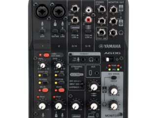 Yamaha AG06MK2 Live Streaming Mixer Black