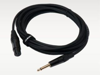 SXFP-010 Gold Series TS Male to XLR Female Cable – 3 Meter BLACK