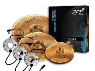 Zildjian Cymbals Gen16 AE 368 Buffed Bronze Electronic Cymbals Box Set