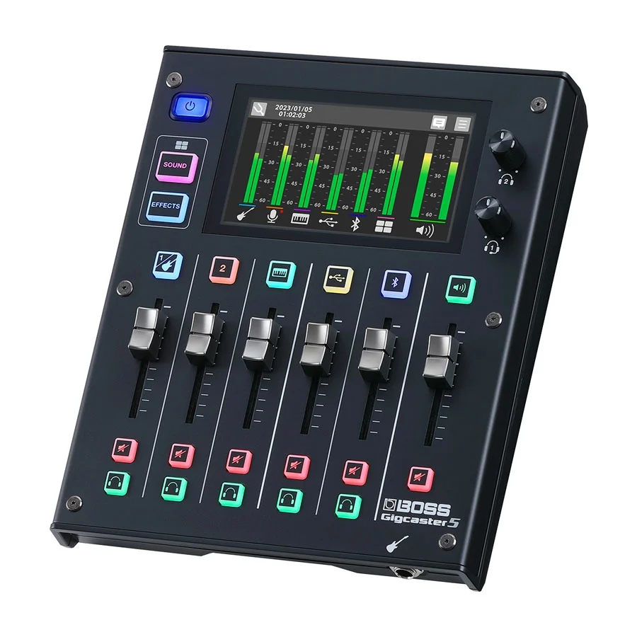 BOSS Gigcaster 5 マルチトラックレコーダー Boss Gigcaster 5 Audio Streaming Mixer GCS-5 - Leading Musical