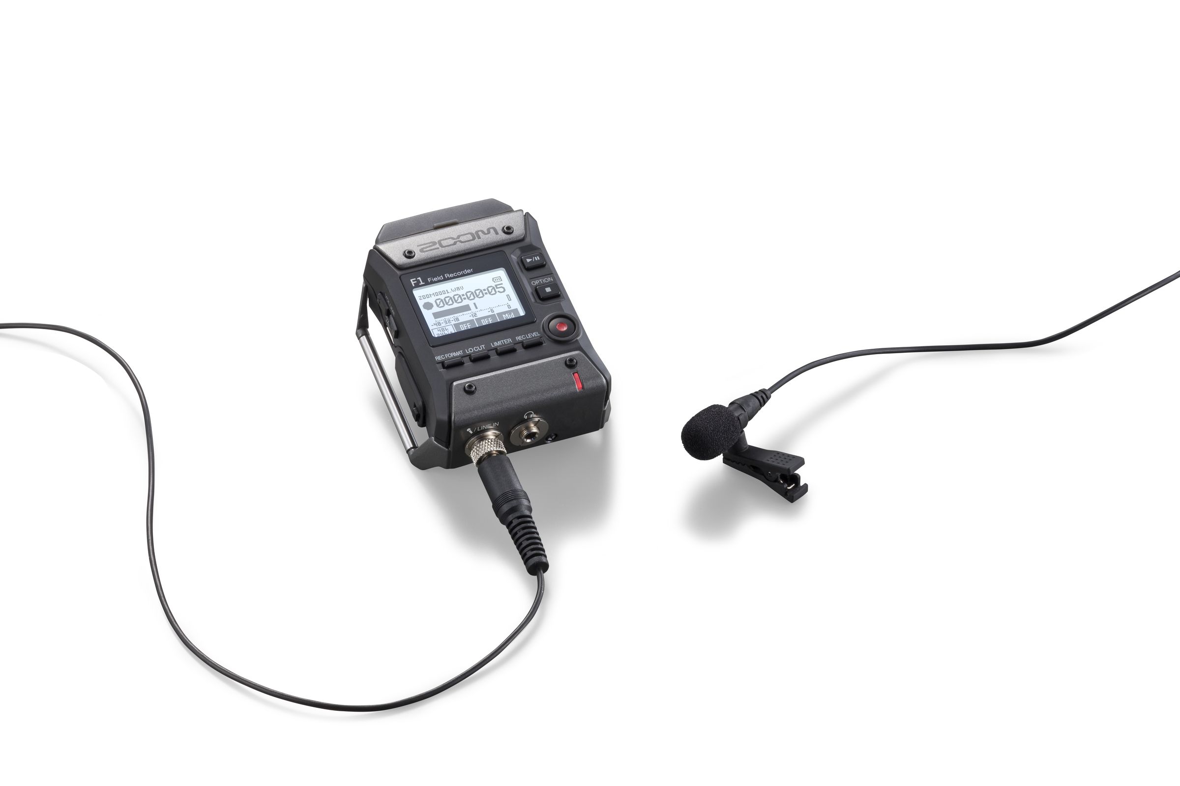 ZOOM F1 Field Recorder + Lavalier Mic - Image 4