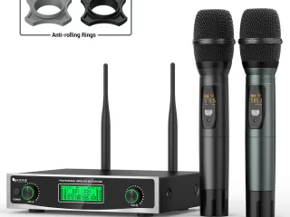 FIFINE K040 DUAL WIRELESS HANDHELD MICROPHONES SYSTEM
