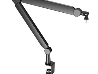 FIFINE BM66 BOOM ARM STAND WITH 37" HORIZONTAL LENGTH IN FULL EXTENSION, 360° ROTATABLE BALL HEAD, HANDLING MAX 2 KG OF WEIGHT