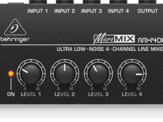 Behringer MICROMIX MX400 Ultra Low-Noise 4-Channel Line Mixer
