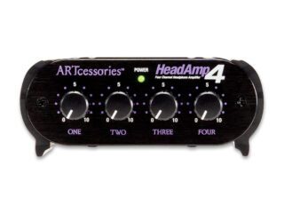 ART HEADAMP 4PRO Five Channel Headphone Amplifier with Talkback
