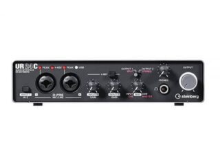 STEINBERG UR24C 2X4 USB 3.0 AUDIO INTERFACE WITH CUBASE AI, CUBASIS LE AND DSPMIXFX