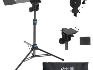 Chetty PS2 Octapad Twin Stand – Heavy Duty with Carry Bag, Adjustable Height & Stable Base, Black, Stand-alone