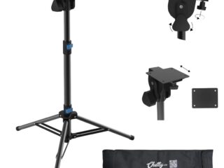 Chetty PS1 Octapad stand : Single heavy duty tripod stand with sturdy base and Carry Bag