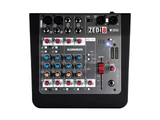 Allen & Heath ZEDi 8 8-Channel Live + USB Recording Mixer