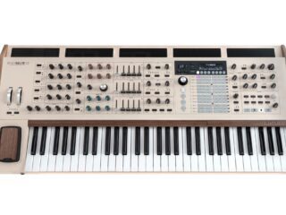 Arturia PolyBrute 12 analog-hybrid synthesizer keyboard