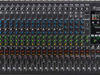 Mackie Onyx24 24-channel analog mixer with multitrack USB recording and effects