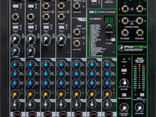 Mackie ProFX10v3 10-channel analog mixer with USB and built-in effects