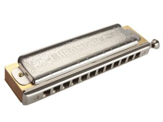 Hohner Super Chromonica Harmonica Key C M27001X front view