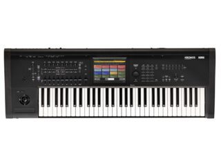 Korg Kronos 3 61 music workstation keyboard front view