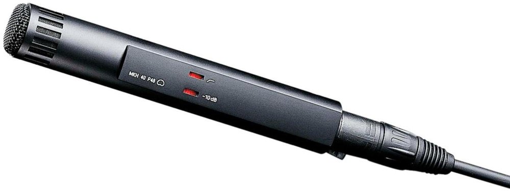 Sennheiser MKH30-P48 Cardioid Condenser Microphone Black