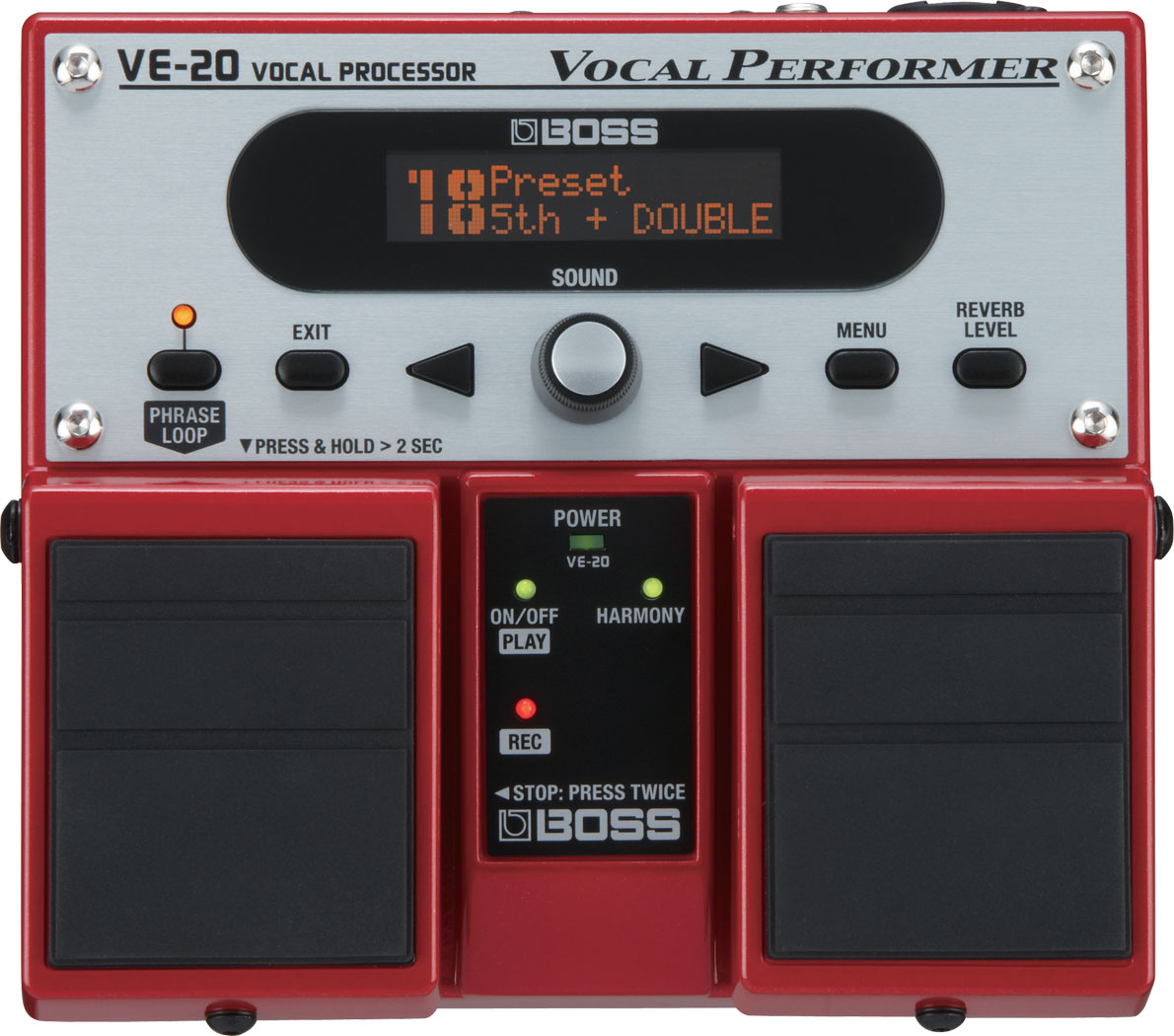 Boss VE-20 Vocal Multi-Effects Processor with Harmony and Looper