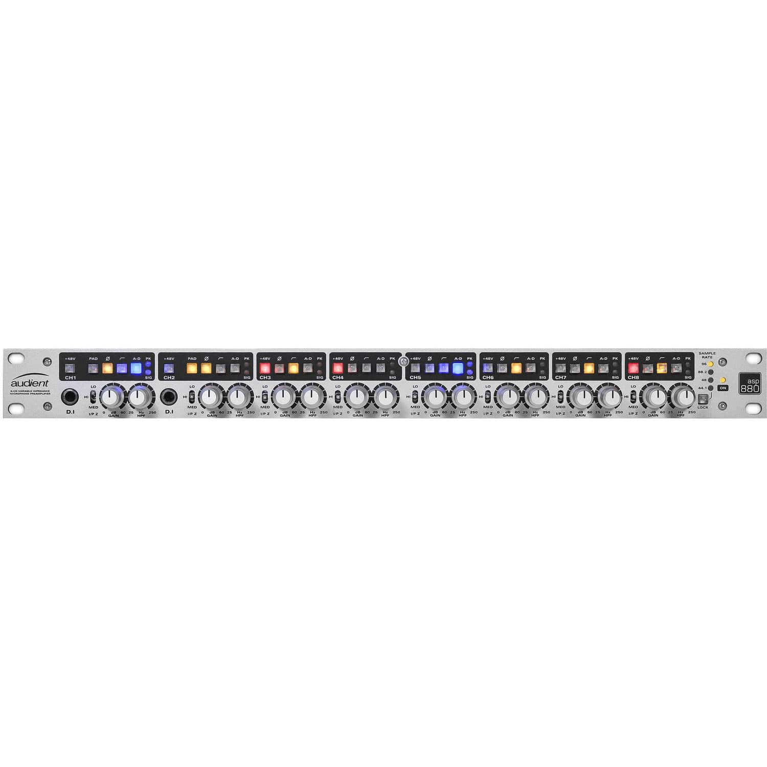 Audient ASP880 8-channel microphone preamp and ADC