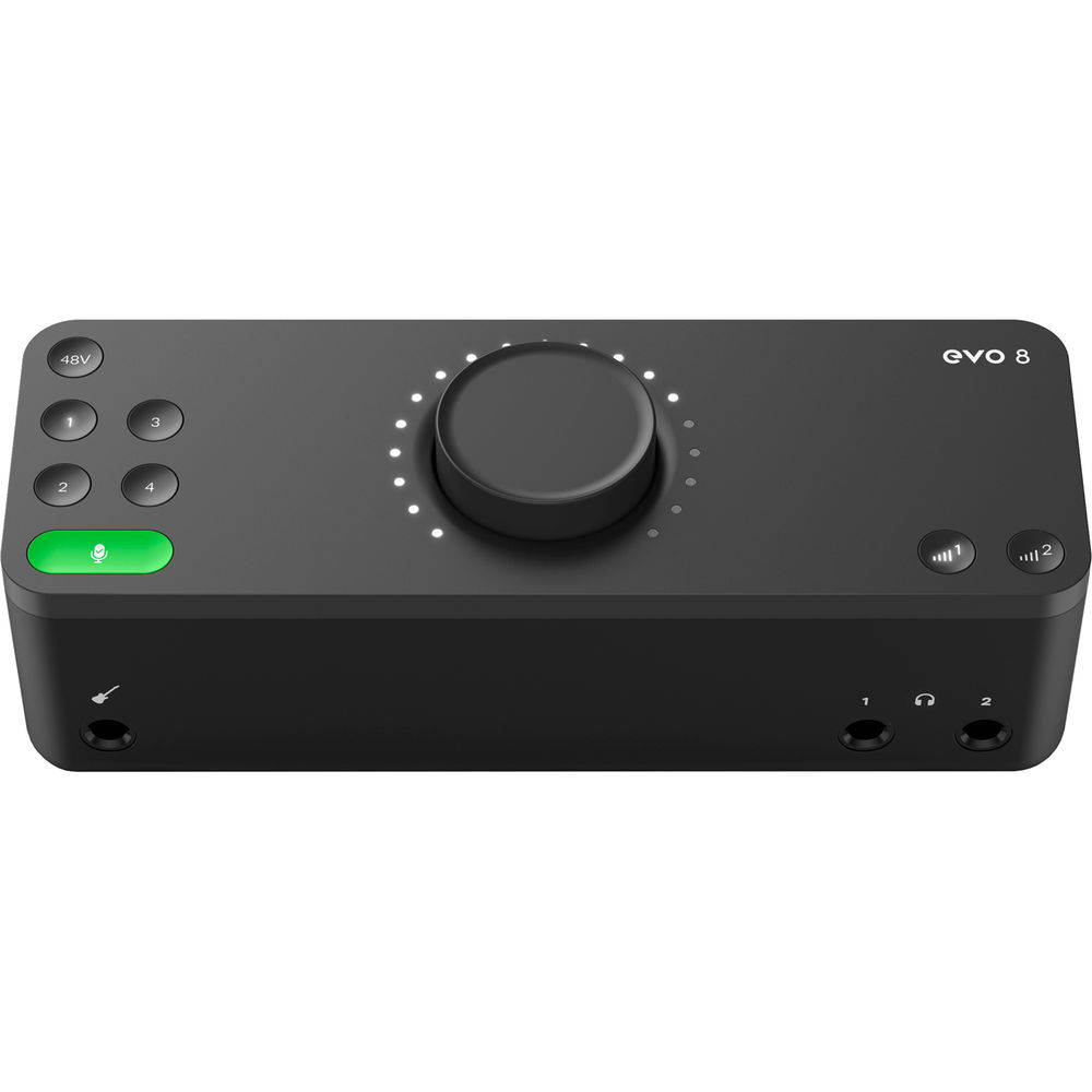 Audient EVO 8 USB Audio Interface front view