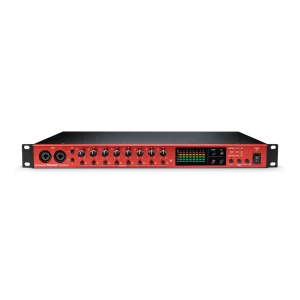 Focusrite Clarett+ OctoPre 8-Channel ADAT Preamp with eight Clarett+ preamps, Air mode, ADAT I/O and high-quality 24-bit/192 kHz conversion.