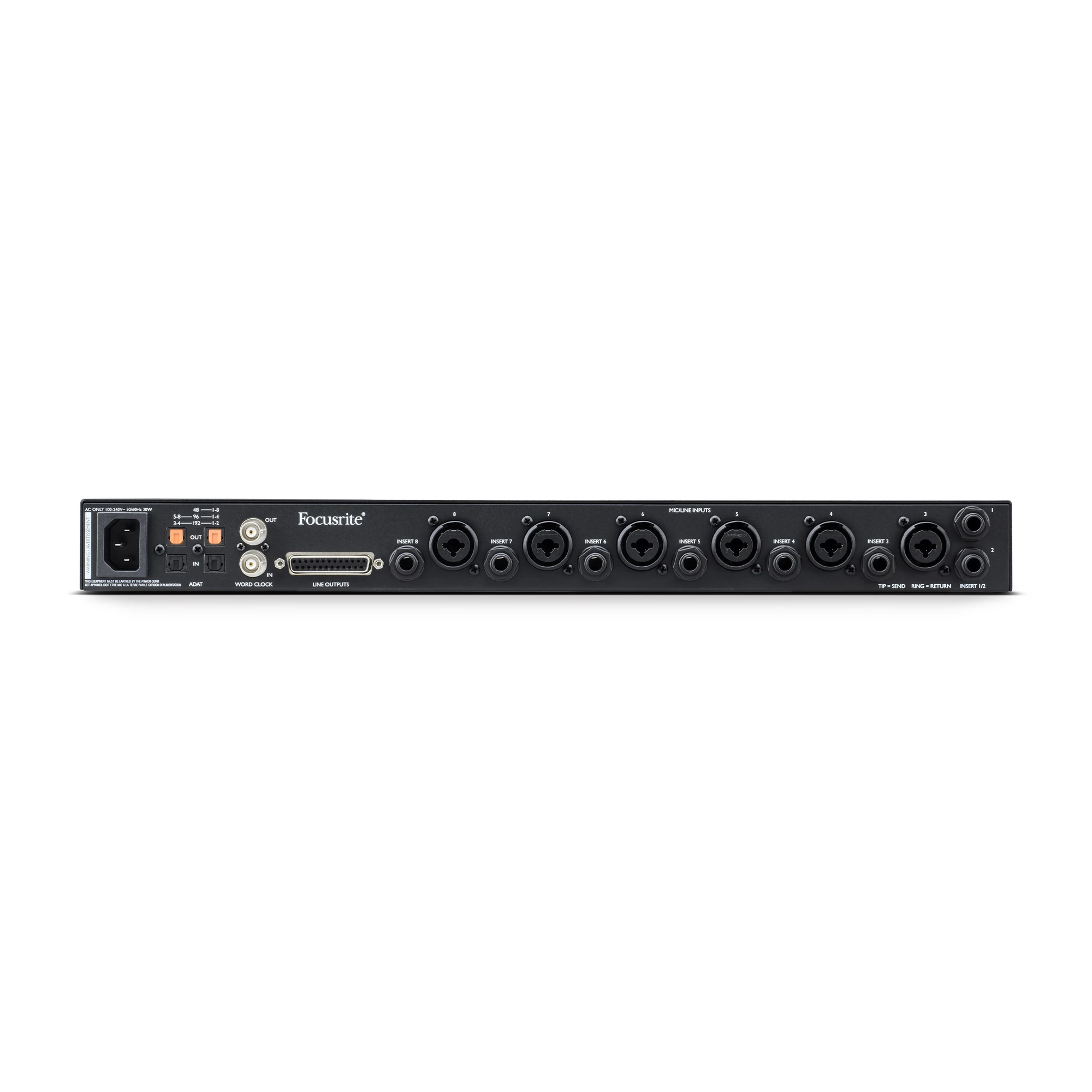 Focusrite Clarett+ OctoPre 8-Channel ADAT Preamp Focusrite Clarett+ OctoPre 8-Channel ADAT Preamp with eight Clarett+ preamps, Air mode, ADAT I/O and high-quality 24-bit/192 kHz conversion.