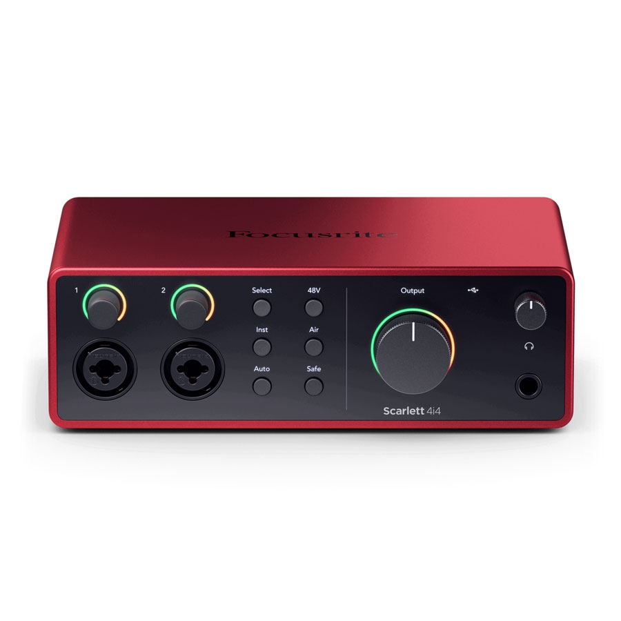 Focusrite Scarlett 4i4 4th Gen Front Panel