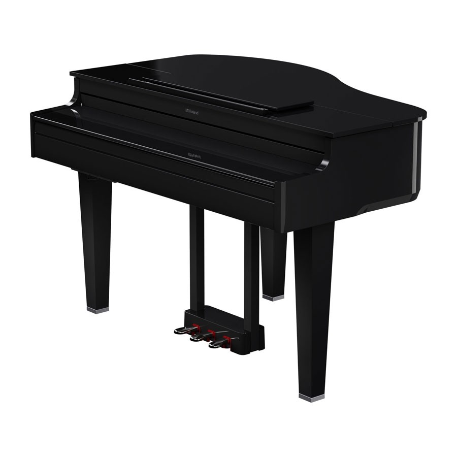GP-6PE-2-50kb Roland GP-6 PE premium digital grand piano in Polished Ebony