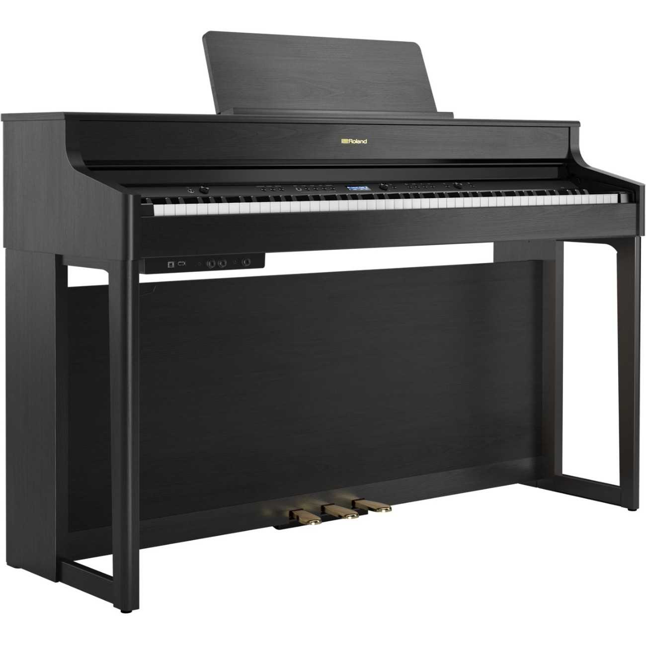 Roland HP702 88-key digital piano front view