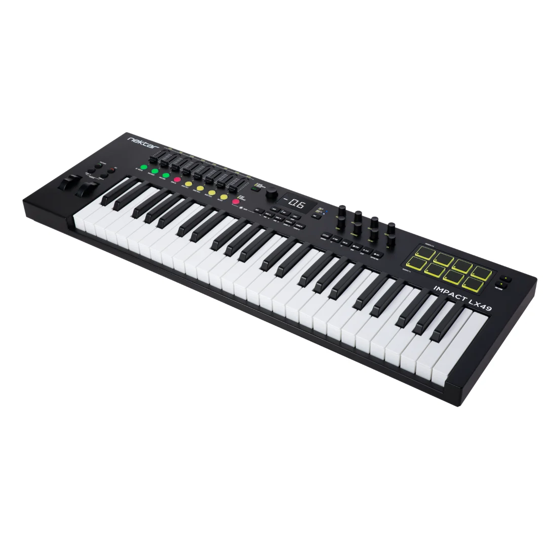 Impact-LX-49-Keys-2 Nektar Impact LX49 MK3 49-key MIDI controller keyboard