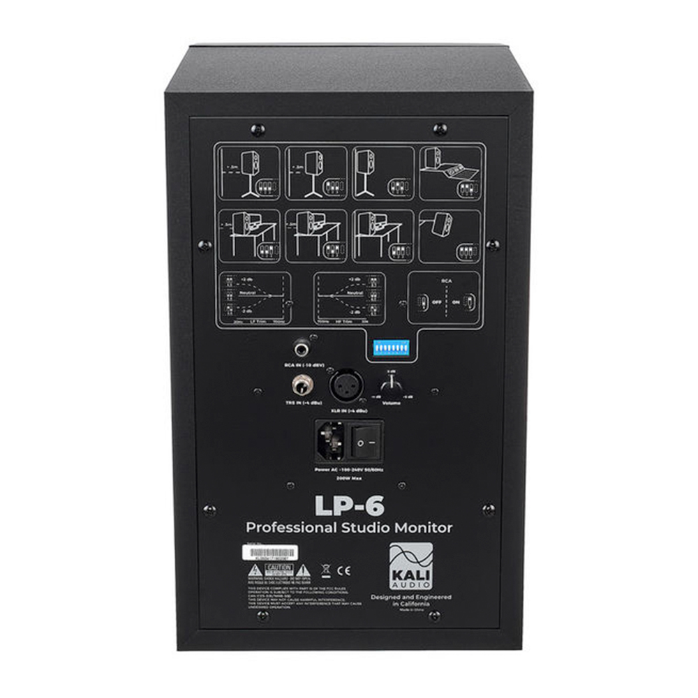 Kali-Audio-LP-6-6.5-inch-1 Kali Audio LP-6 V2 6.5-inch powered studio monitor