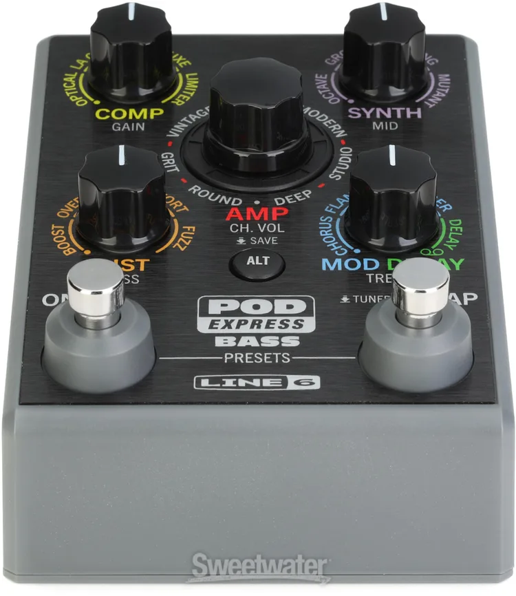 POD Express Bass-3 Line 6 POD Express Bass Amp and Effects Processor