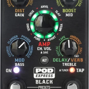 Line 6 POD Express Black Guitar Amp and Effects Processor