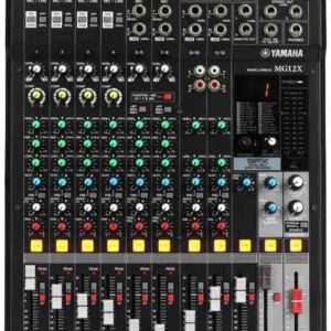 Yamaha MG12X 12-channel analog mixer front view