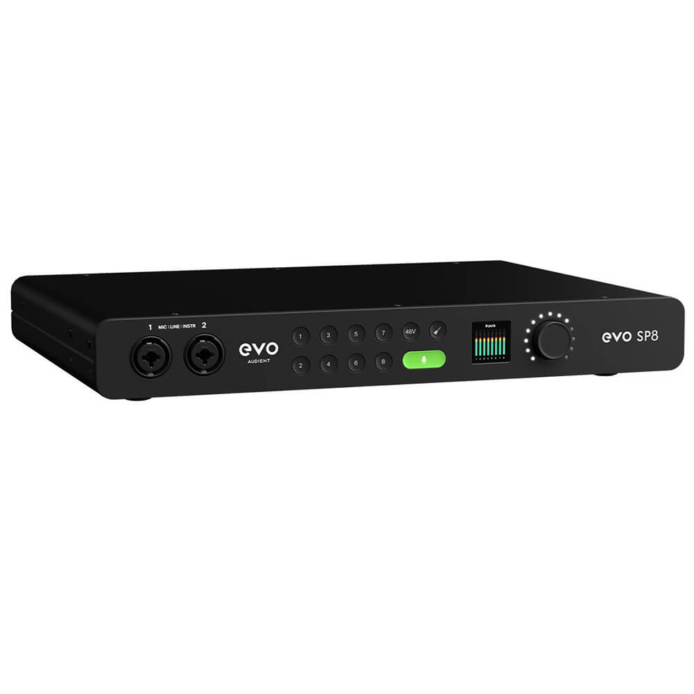Audient EVO SP8 Smart Preamp control panel