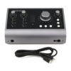 audient-id24-interface-with-accessories Build a flexible recording setup with the Audient iD24. Get two Console mic preamps, JFET instrument input, balanced inserts, ADAT expansion, four line outputs and advanced monitor control.