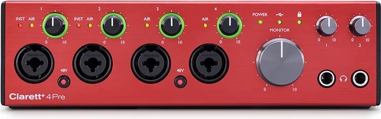 Focusrite Clarett+ 4Pre USB Audio Interface