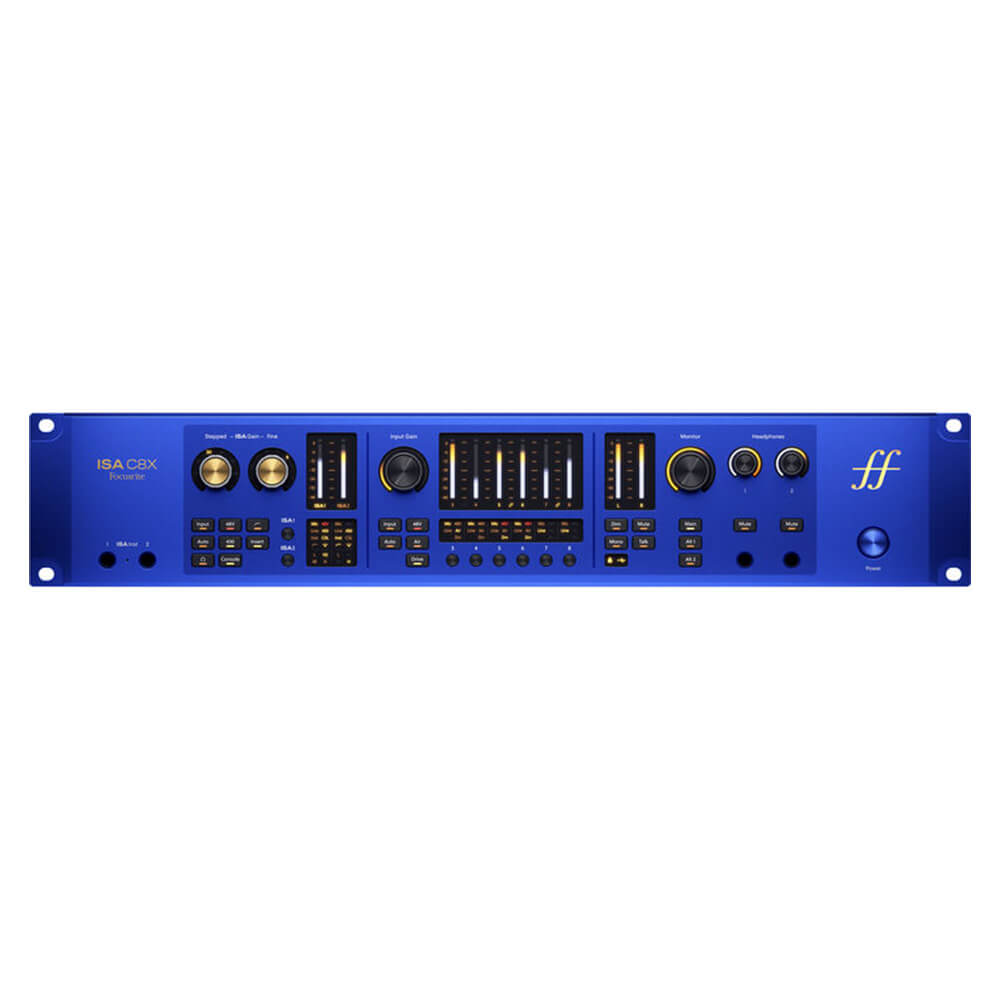 Focusrite ISA C8X USB Audio Interface front view