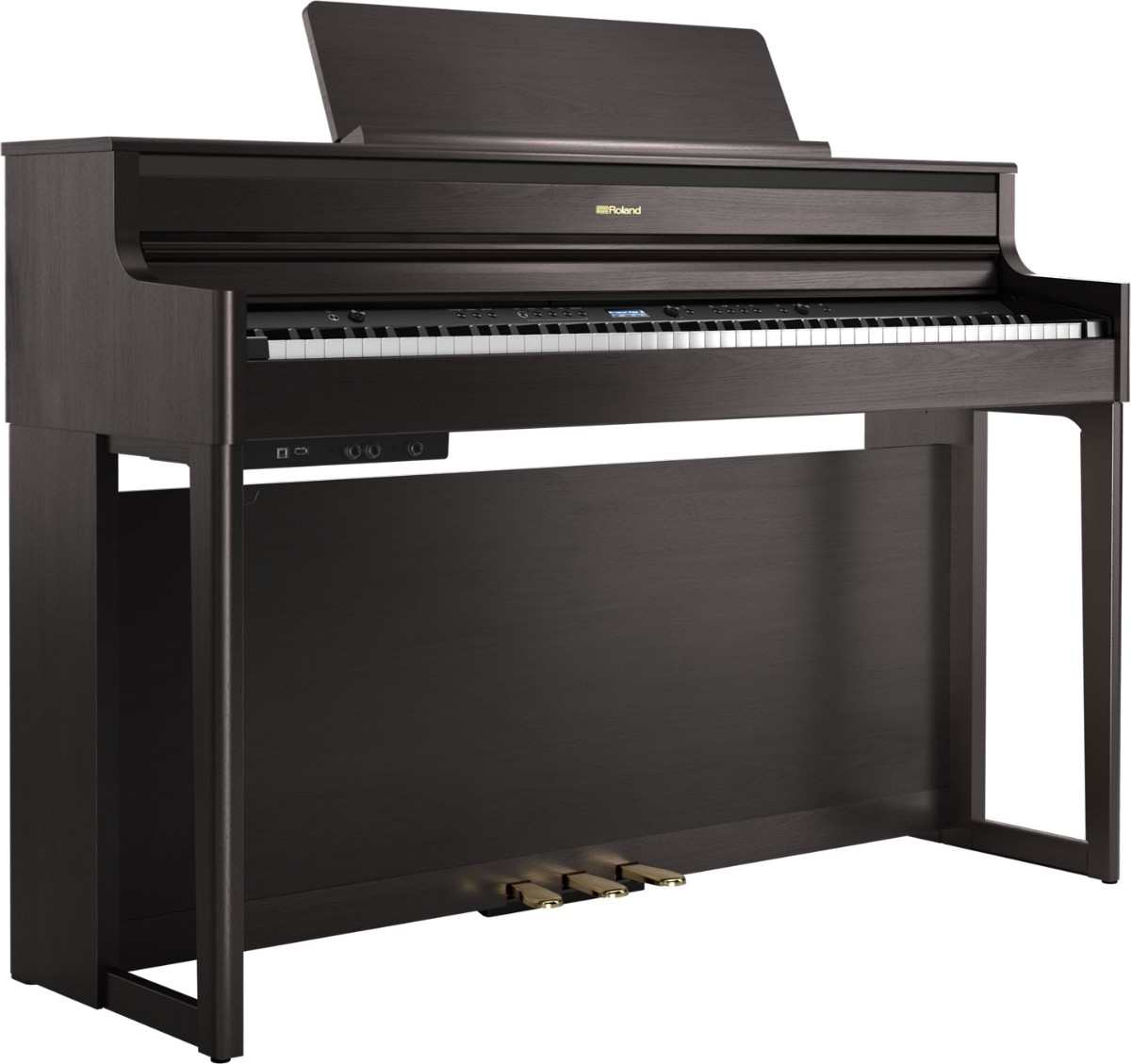 Roland HP704 88-key digital piano front view