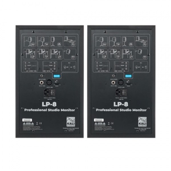 Kali Audio LP-8 V2 8-inch powered studio monitor pair