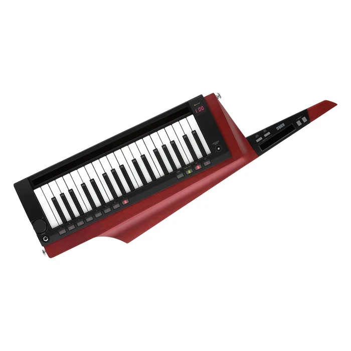 KORG RK-100S 2 Translucent Red keytar synthesizer