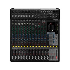 Yamaha MG16X 16-channel analog mixer front view