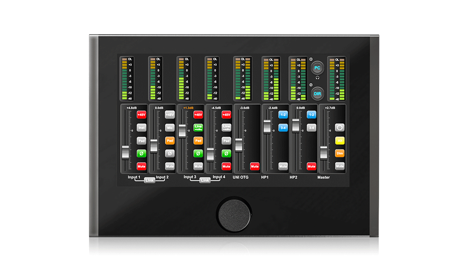 ICON Pro Audio Touch 8 USB-C audio interface with touchscreen ICON Pro Audio Touch 8 USB-C audio interface with touchscreen
