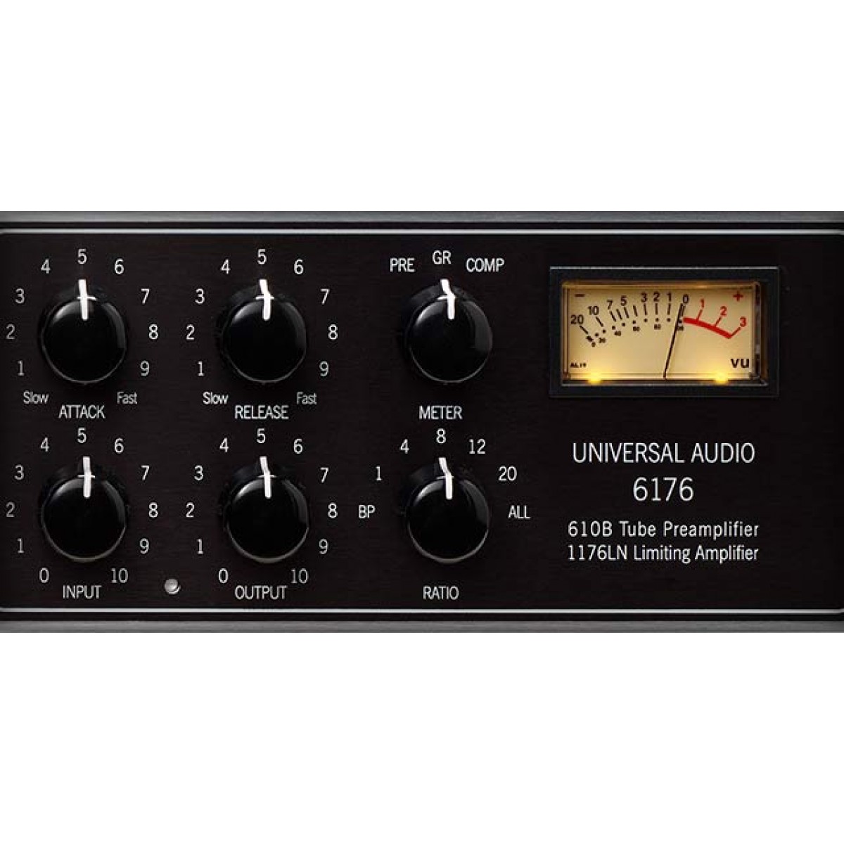 Universal Audio 6176 Vintage Channel Strip front view