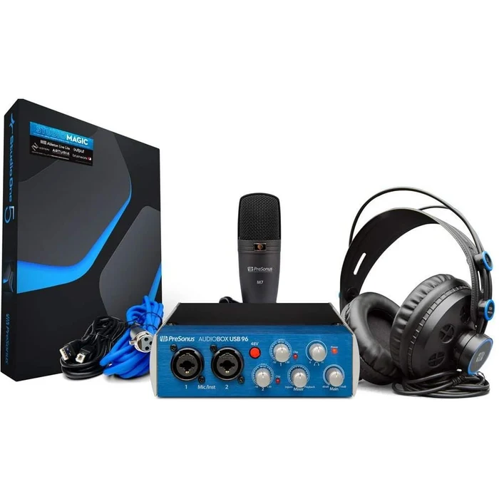 PreSonus AudioBox USB 96 Studio Recording Bundle