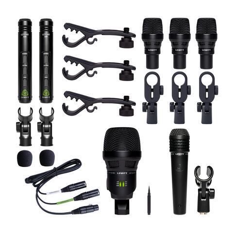 BeatKit Pro0 LEWITT BEATKIT PRO, Drum Microphone Set, Professional Drum Microphones