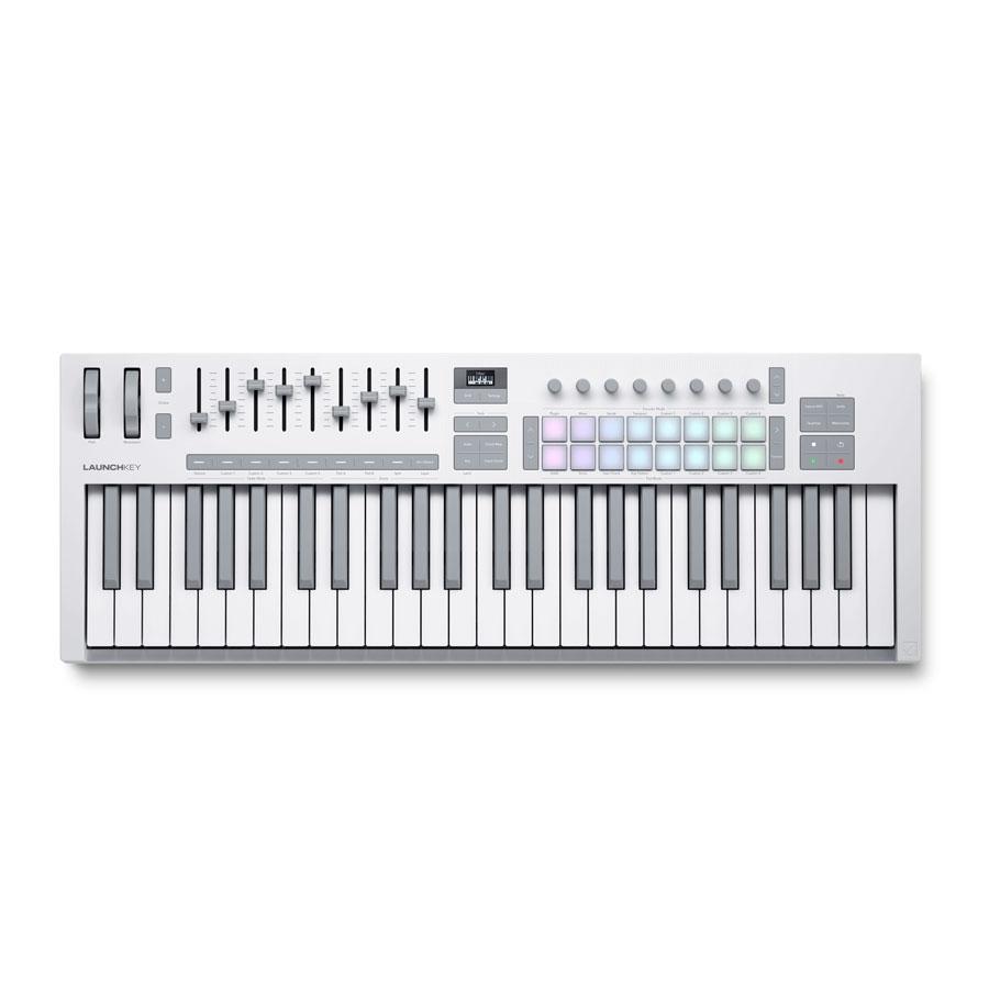 Novation Launchkey 49 MK4 49 Keys Midi Controller - White
