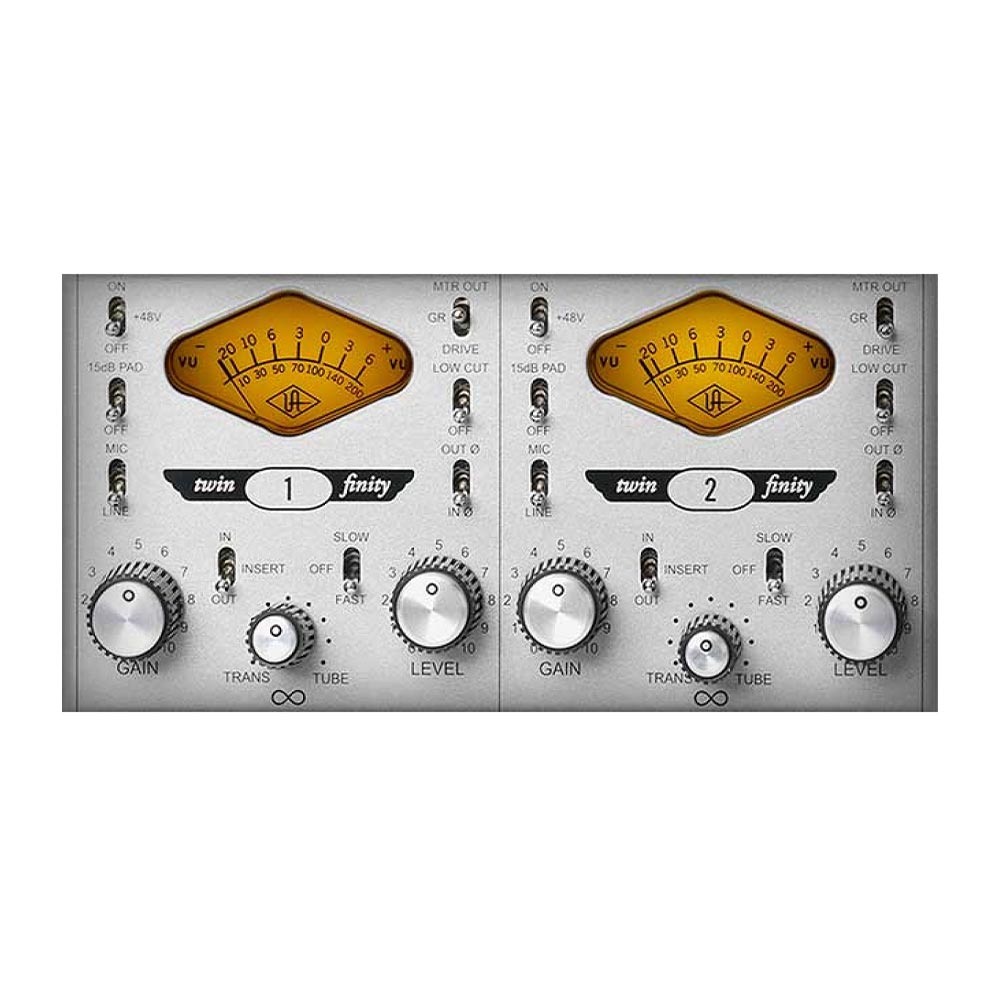 Universal Audio 4-710d Four-Channel Mic Pre front view