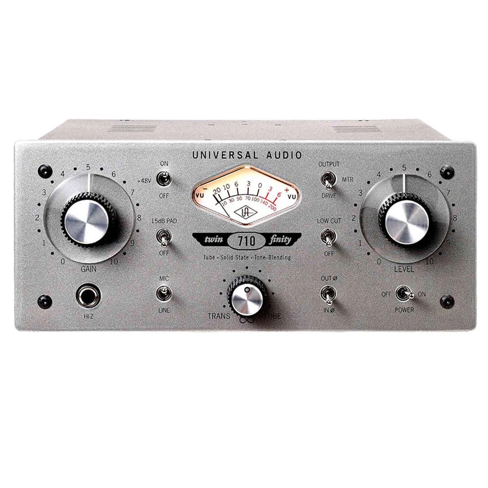 Universal Audio 710 Twin-Finity Single-Channel Mic Pre front view